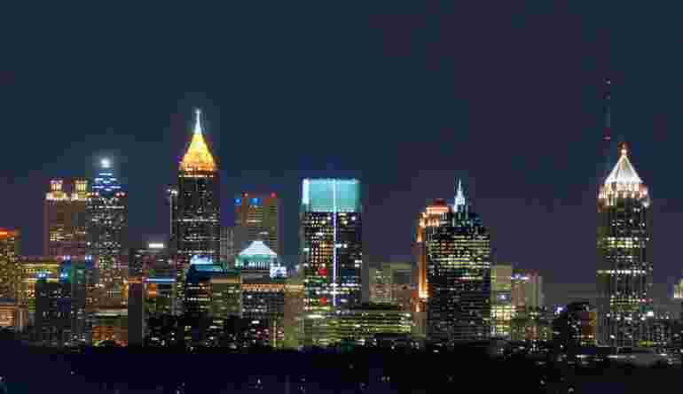 Atlanta Skyline From Buckhead (1)